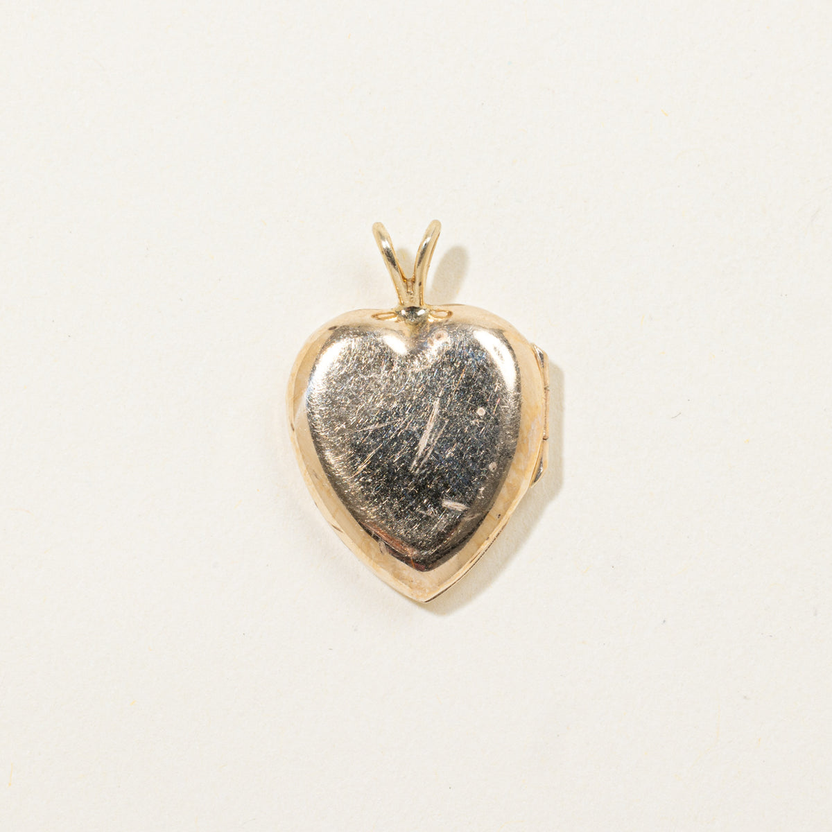 10k Diamond Engraved Heart Locket