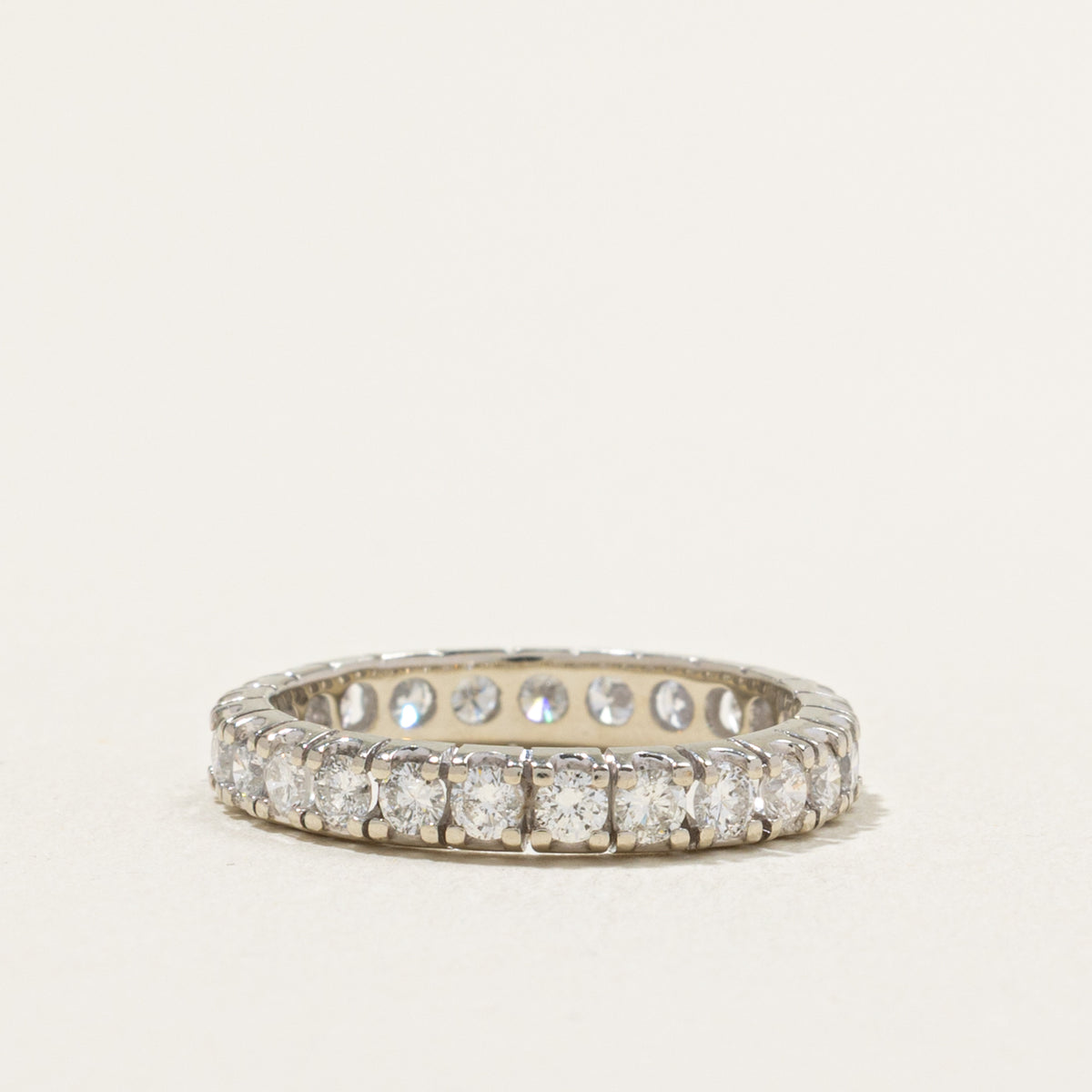 14k Eternity Diamond Band | 0.75ctw | 3.15mm | SZ 5