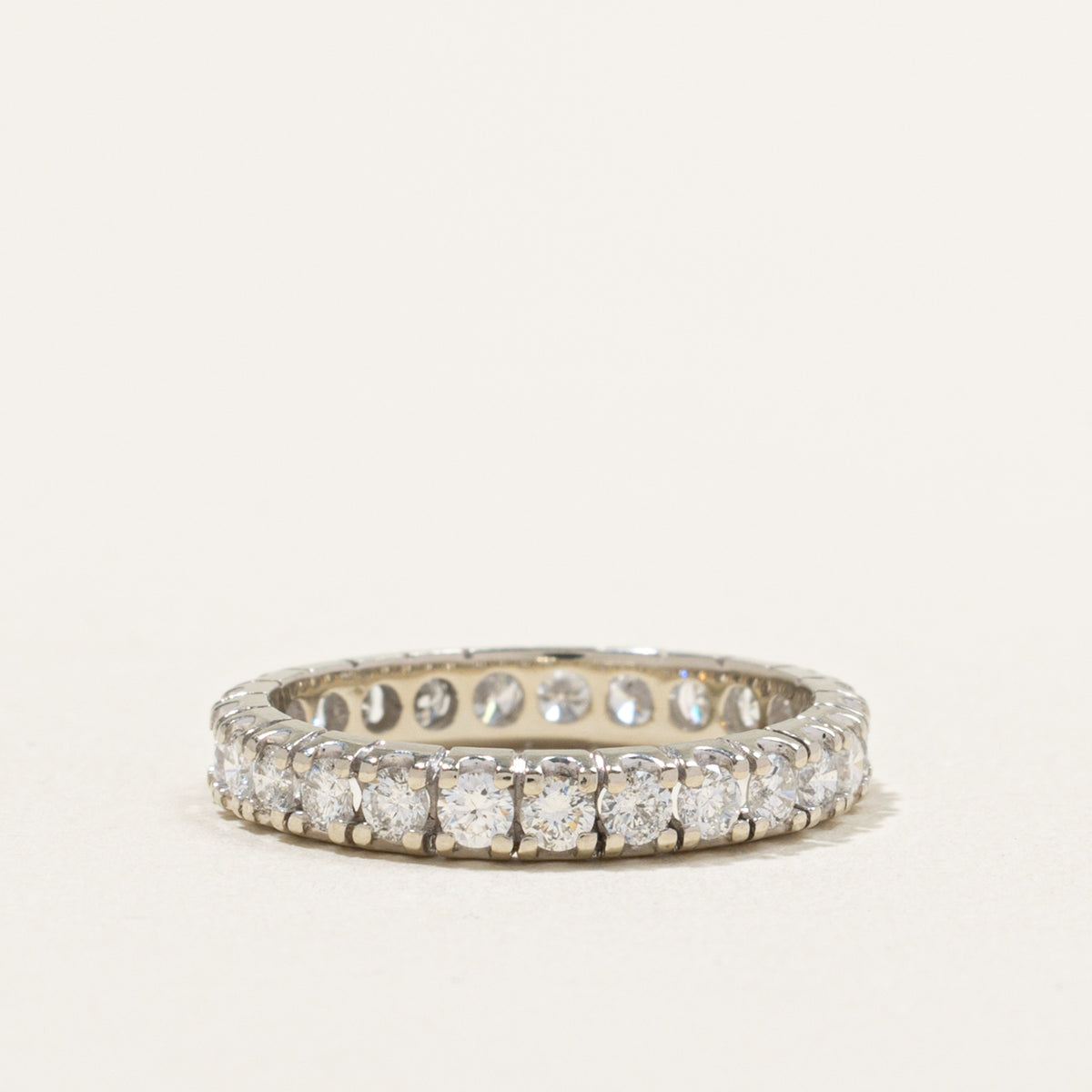 14k Eternity Diamond Band | 0.75ctw | 3.15mm | SZ 5