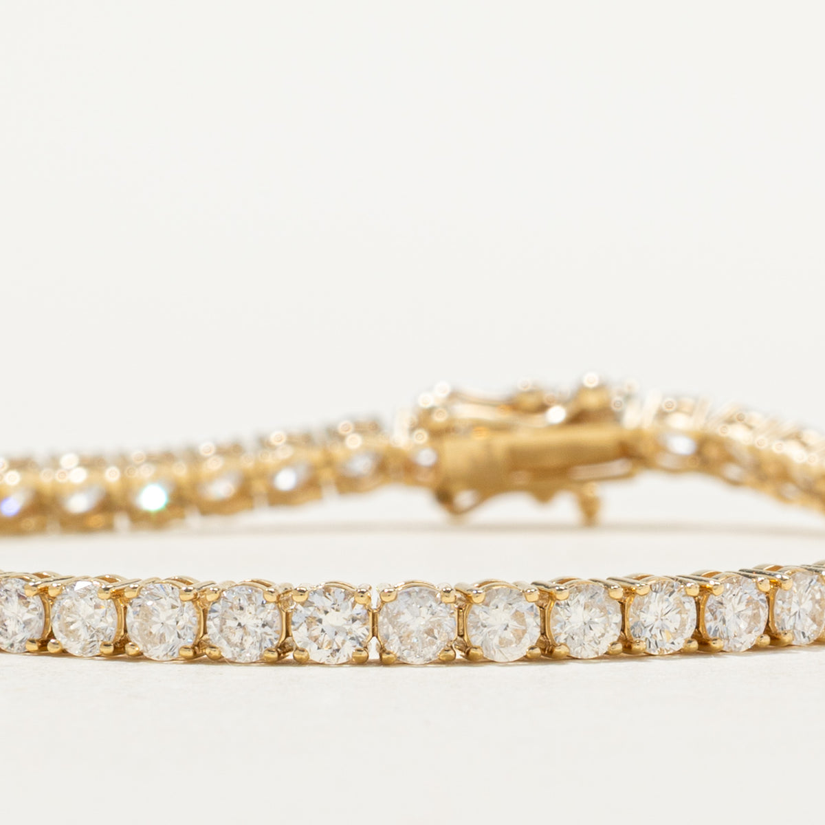 '100 Ways' 14k Yellow Gold Diamond Tennis Bracelet | 5.00ctw | SZ 7"