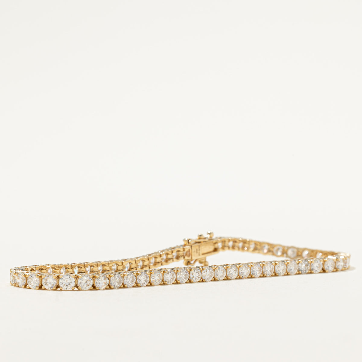 '100 Ways' 14k Yellow Gold Diamond Tennis Bracelet | 5.00ctw | SZ 7"