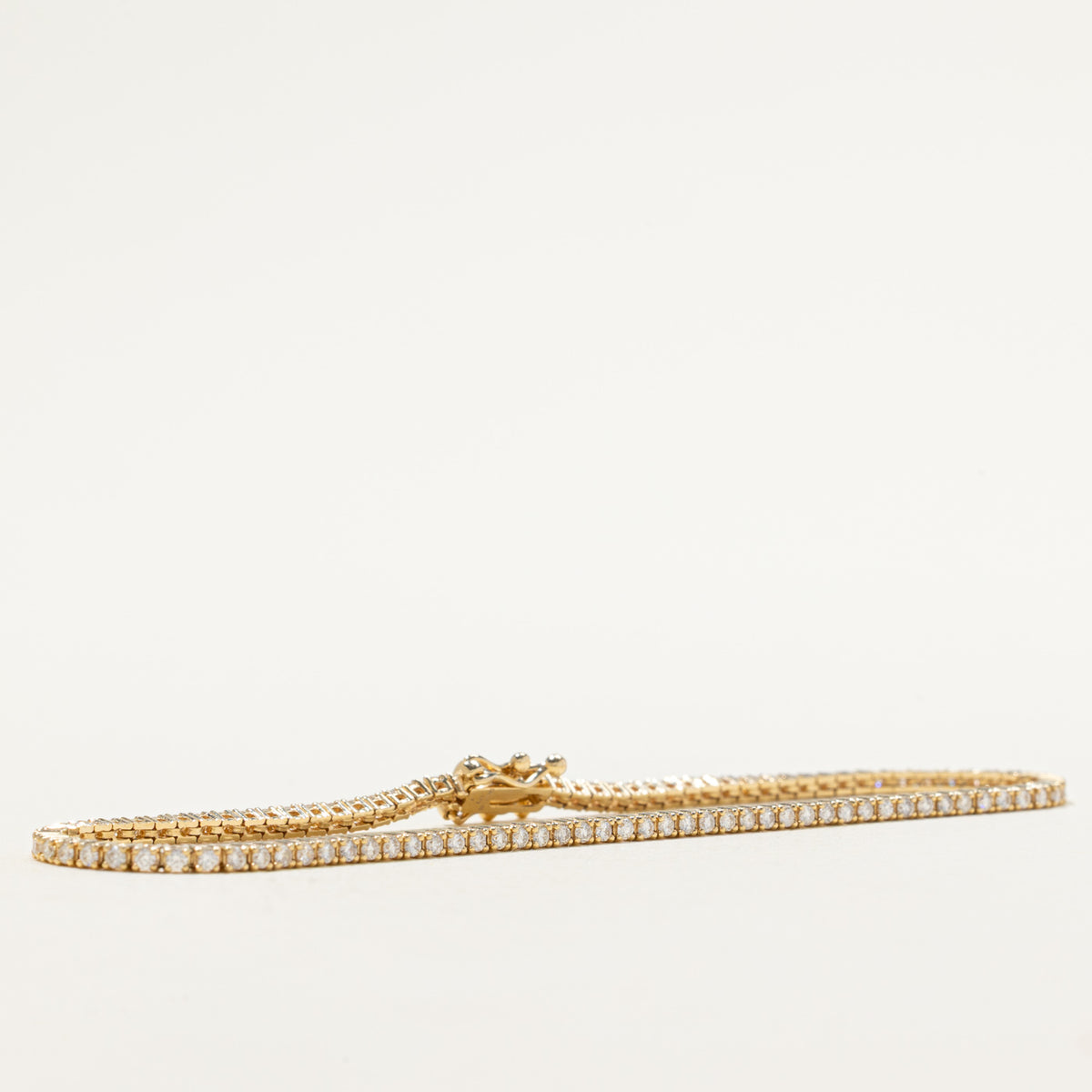 '100 Ways' 14k Yellow Gold Diamond Tennis Bracelet | 1.00ctw | SZ 7"
