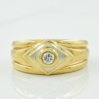 Solitaire Diamond Ring | 0.14ct | SZ 10.5 |