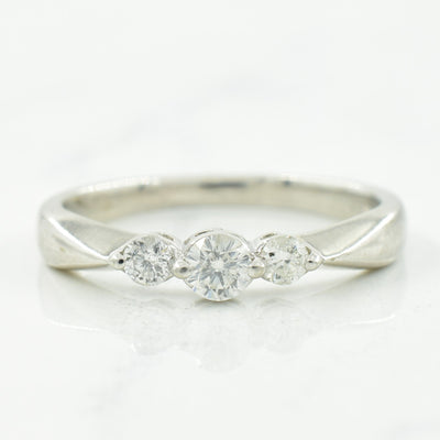 Three Stone Diamond Ring | 0.20ctw | SZ 4 |