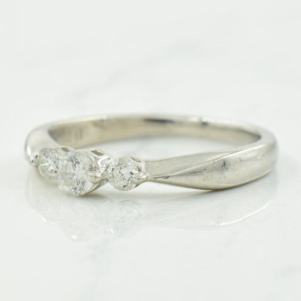 Three Stone Diamond Ring | 0.20ctw | SZ 4 |