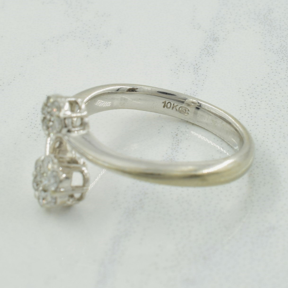 Bypass Diamond Ring | 0.18ctw | SZ 3.5 |
