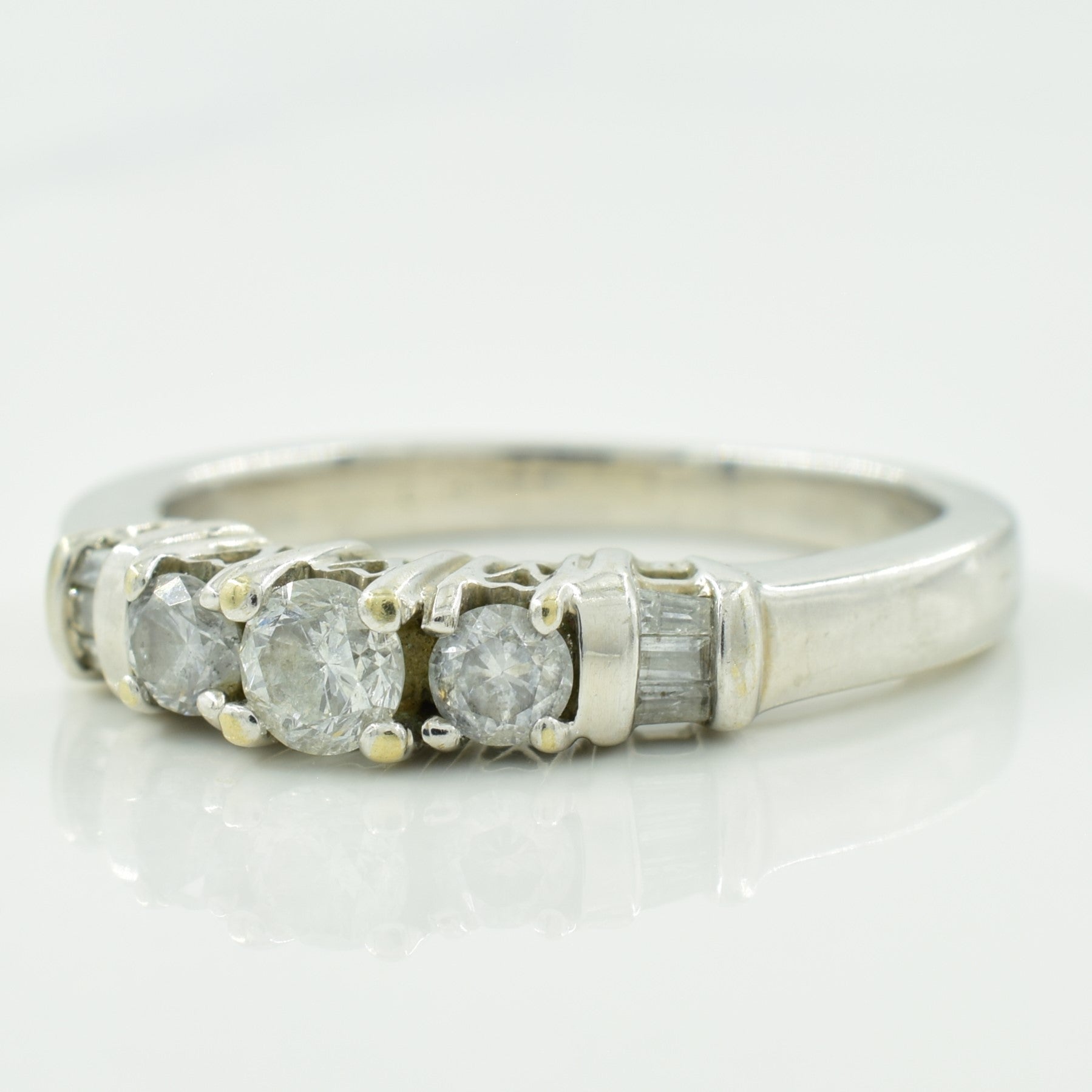 Past, Present, Future Inscribed Diamond Ring | 0.34ctw | SZ 6.5 |