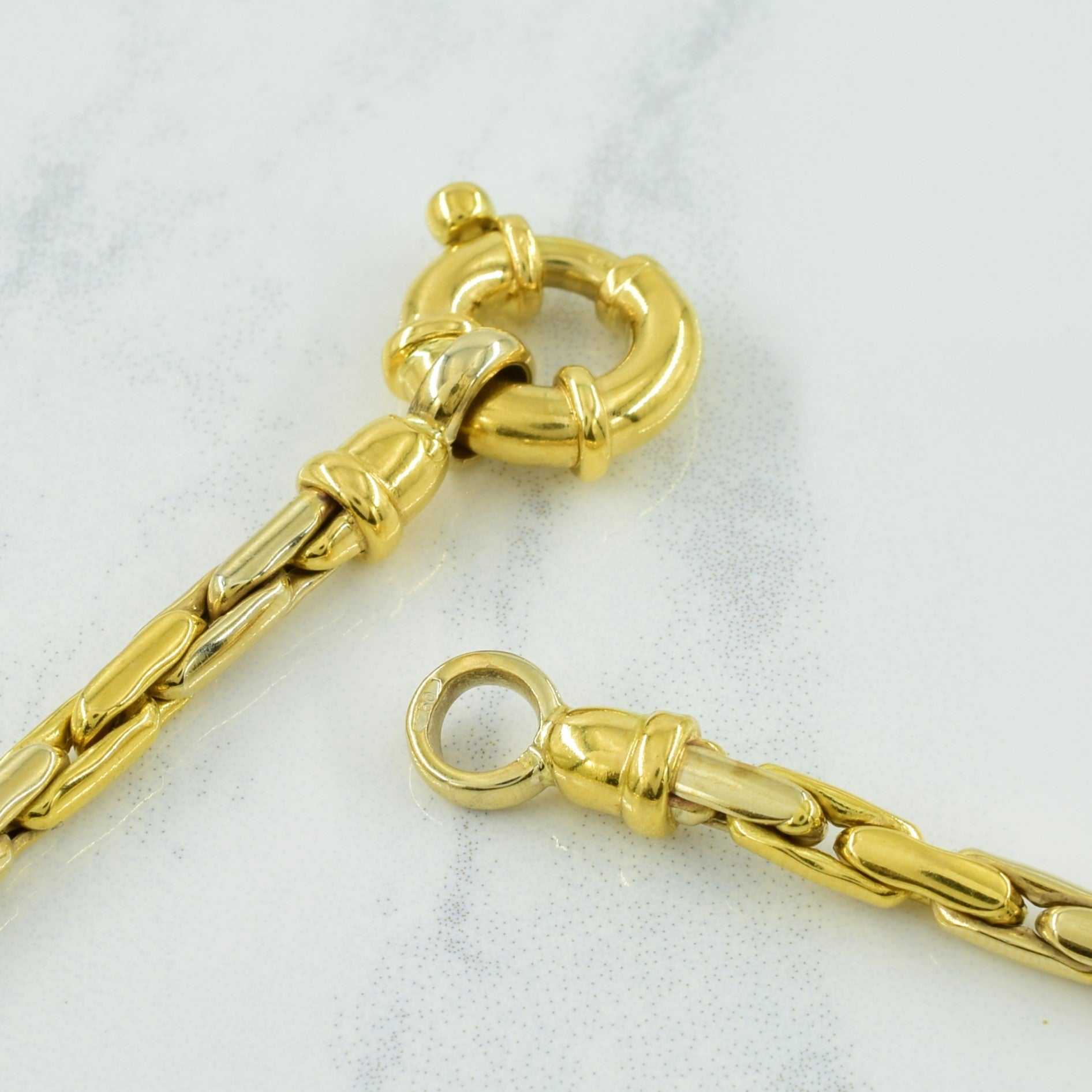 18k Yellow Gold Elongated Box Chain | 20" |