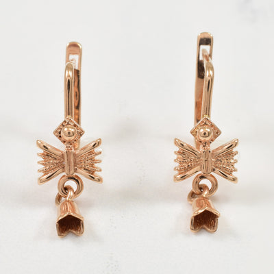 14k Rose Gold Earrings |
