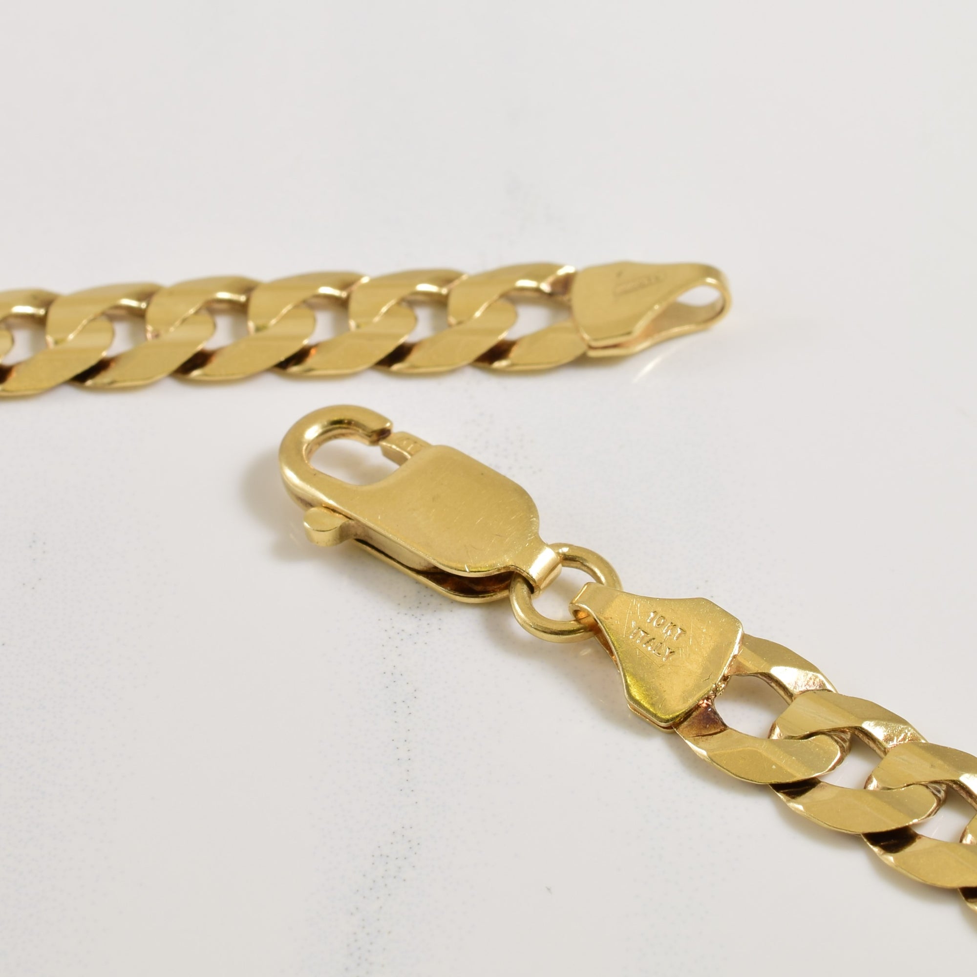 10k Yellow Gold Cuban Link Chain | 21