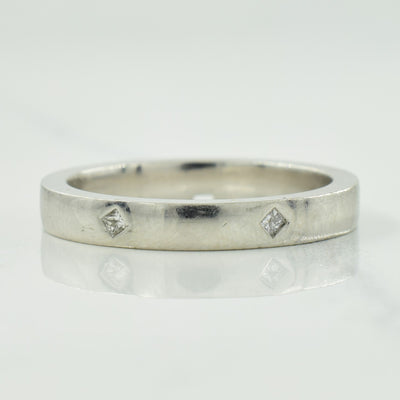Platinum Diamond Band | 0.15ctw | SZ 6 |