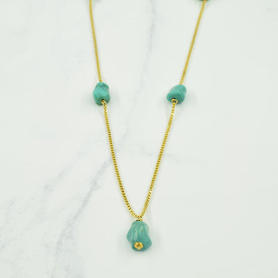 Turquoise Necklace | 35.00ctw | 24.5