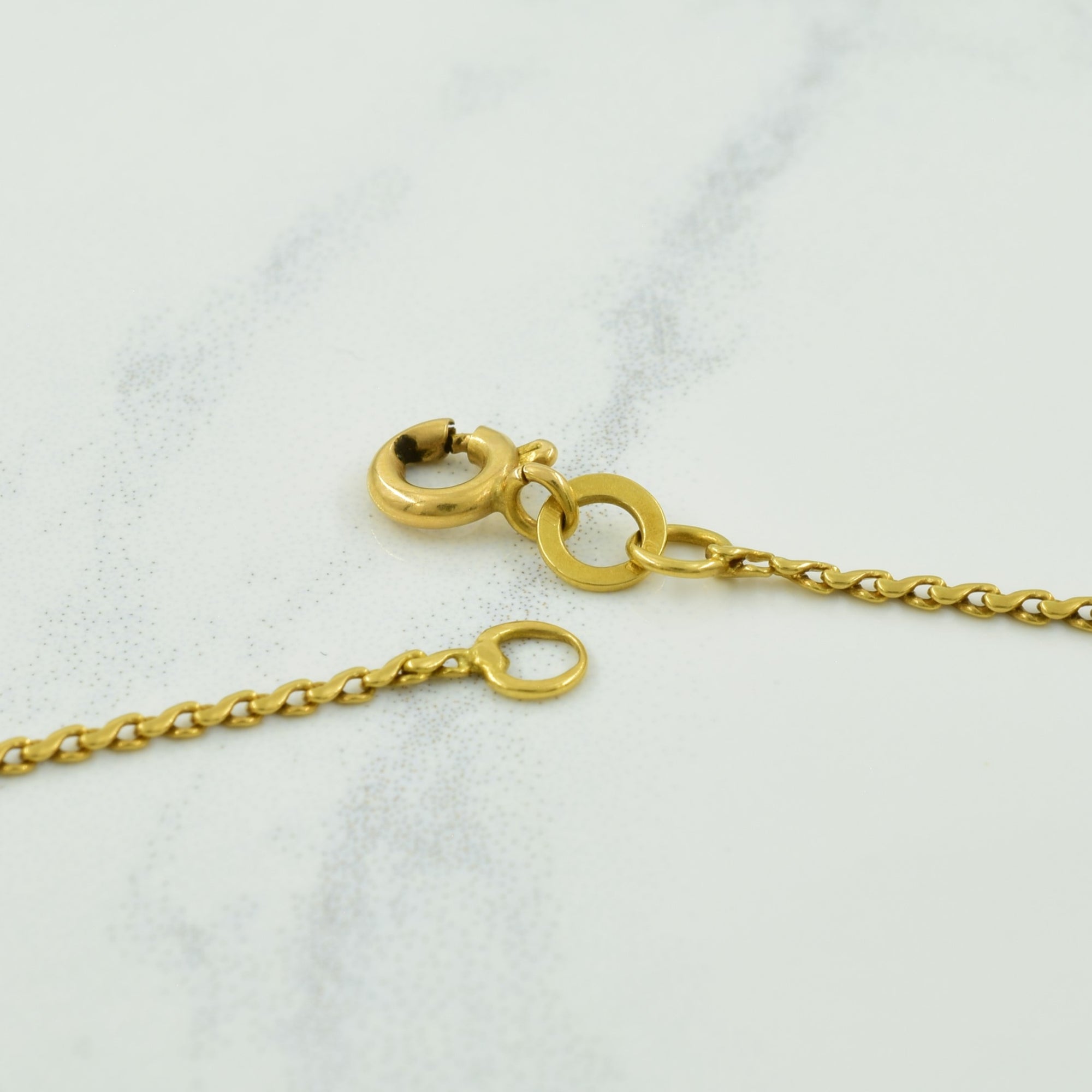 18k Yellow Gold Serpentine Chain | 24.5