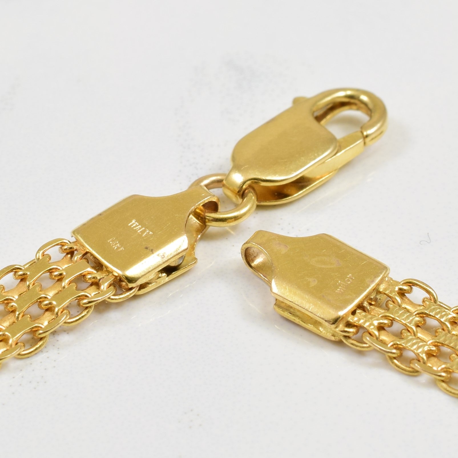 14k Yellow Gold Bismarck Chain | 16.75" |