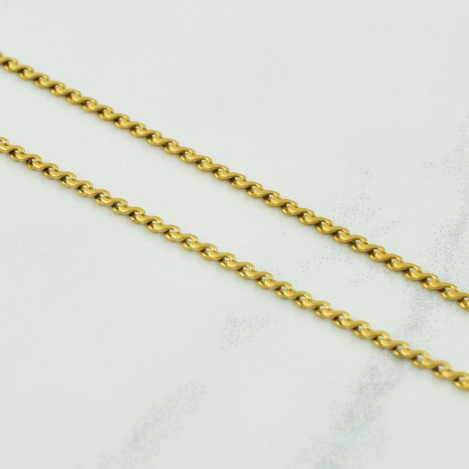 18k Yellow Gold Serpentine Chain | 24.5