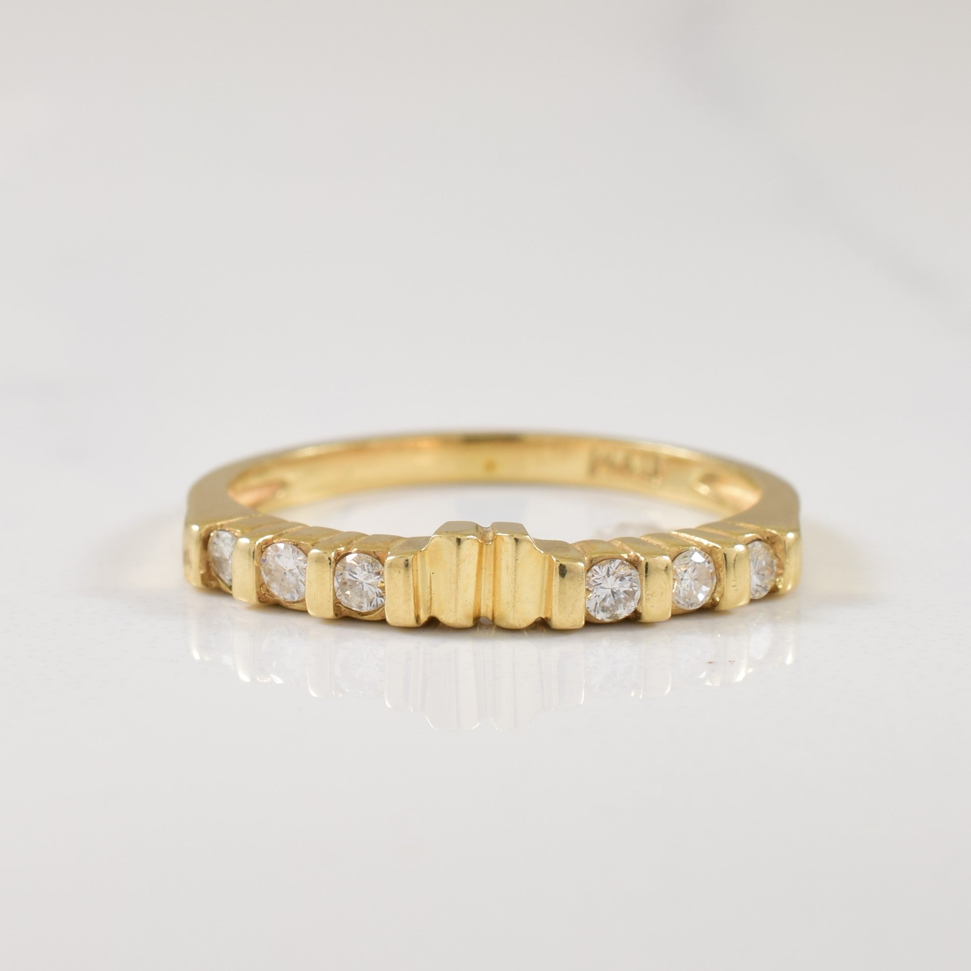 Channel Set Diamond Ring | 0.12ctw | SZ 5.25 |