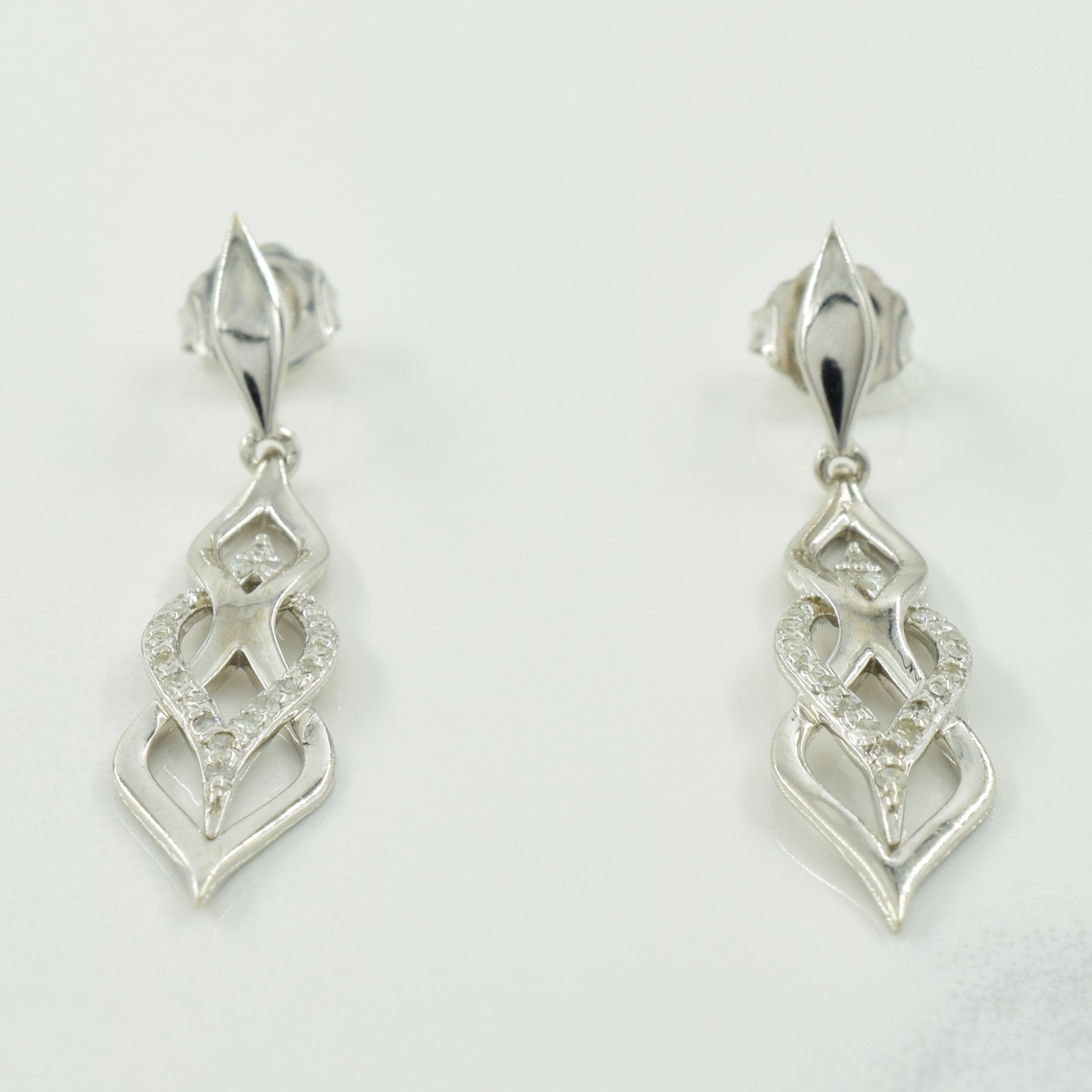 Diamond Drop Earrings | 0.20ctw |