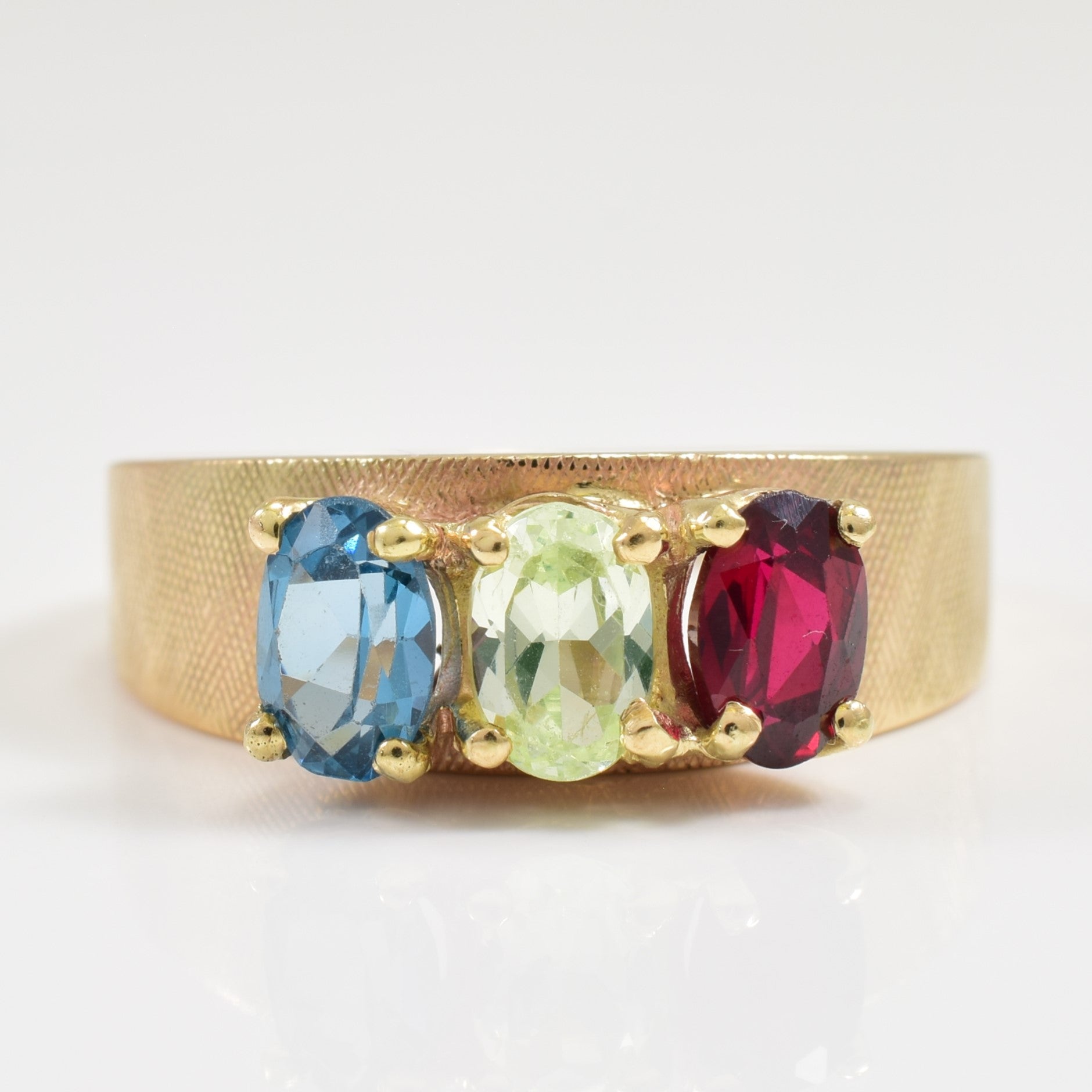 Synthetic Ruby & Spinel Ring | 1.50ctw | SZ 8 |