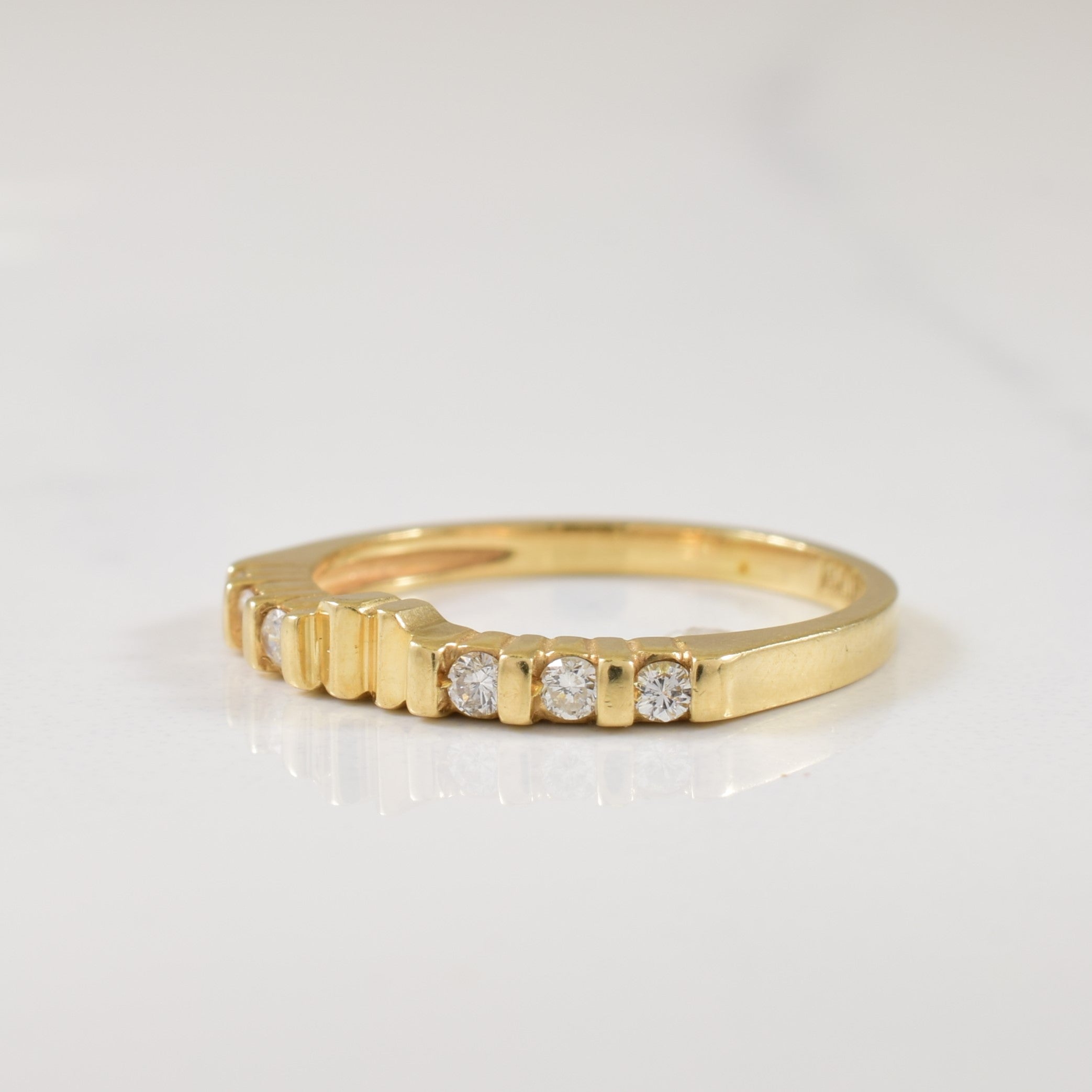 Channel Set Diamond Ring | 0.12ctw | SZ 5.25 |