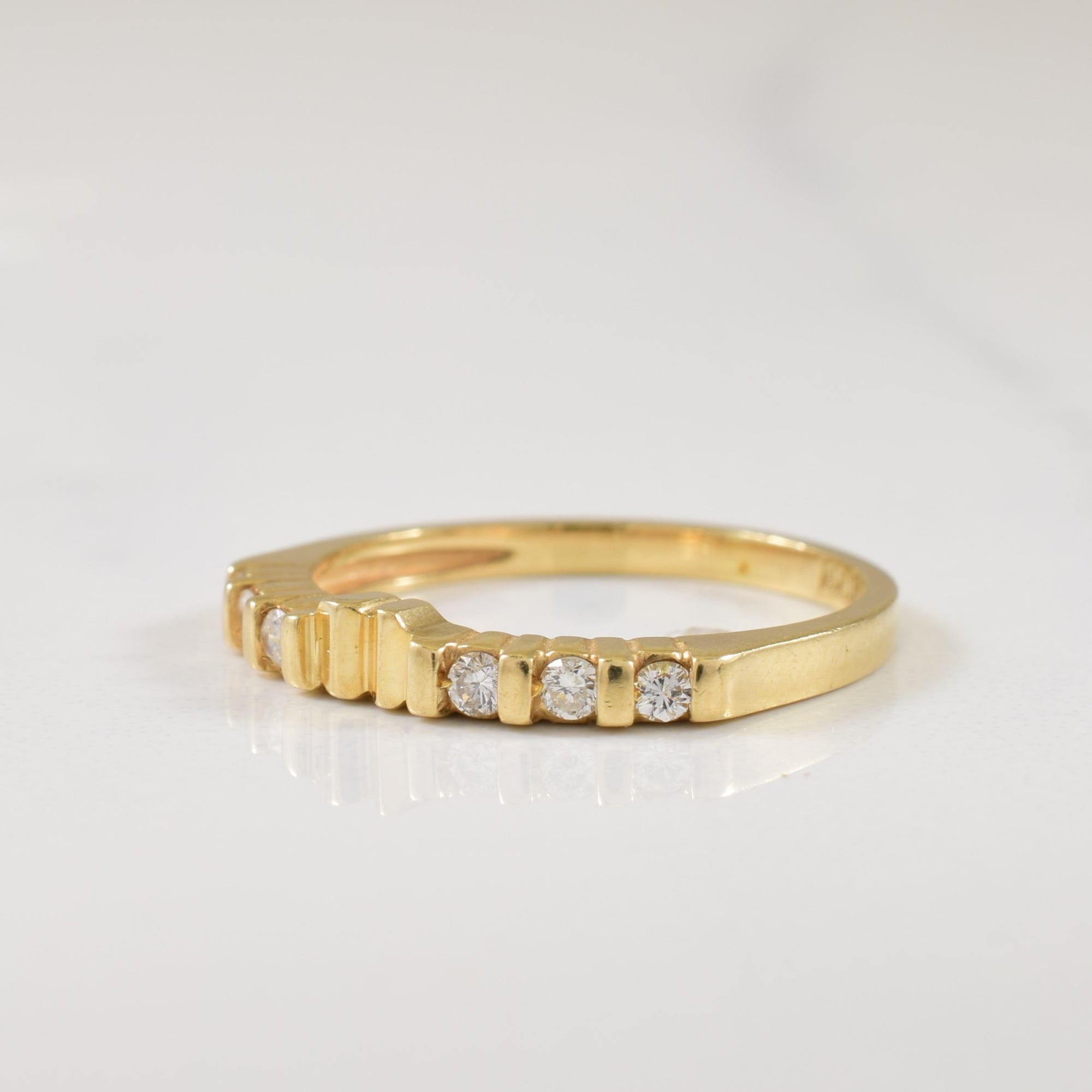 Channel Set Diamond Ring | 0.12ctw | SZ 5.25 |