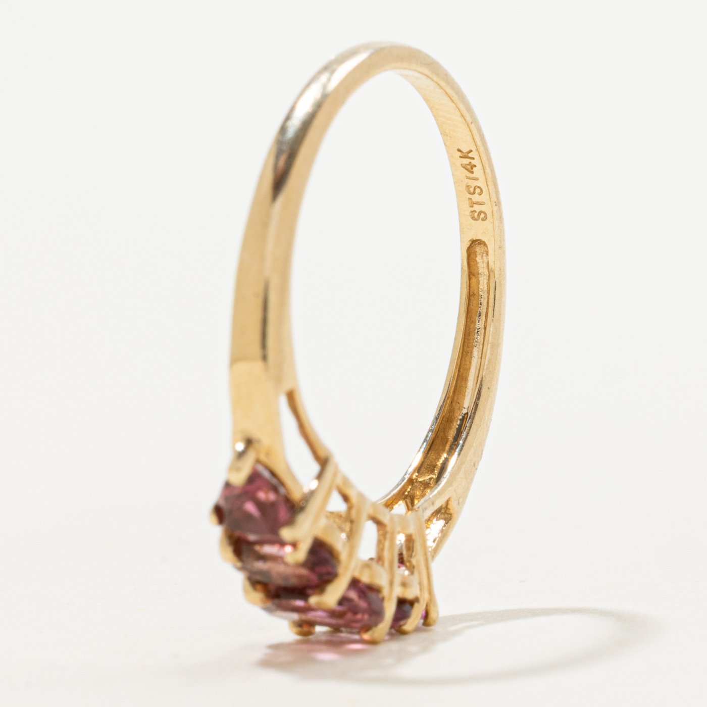 14K Ring with Pink Tourmaline