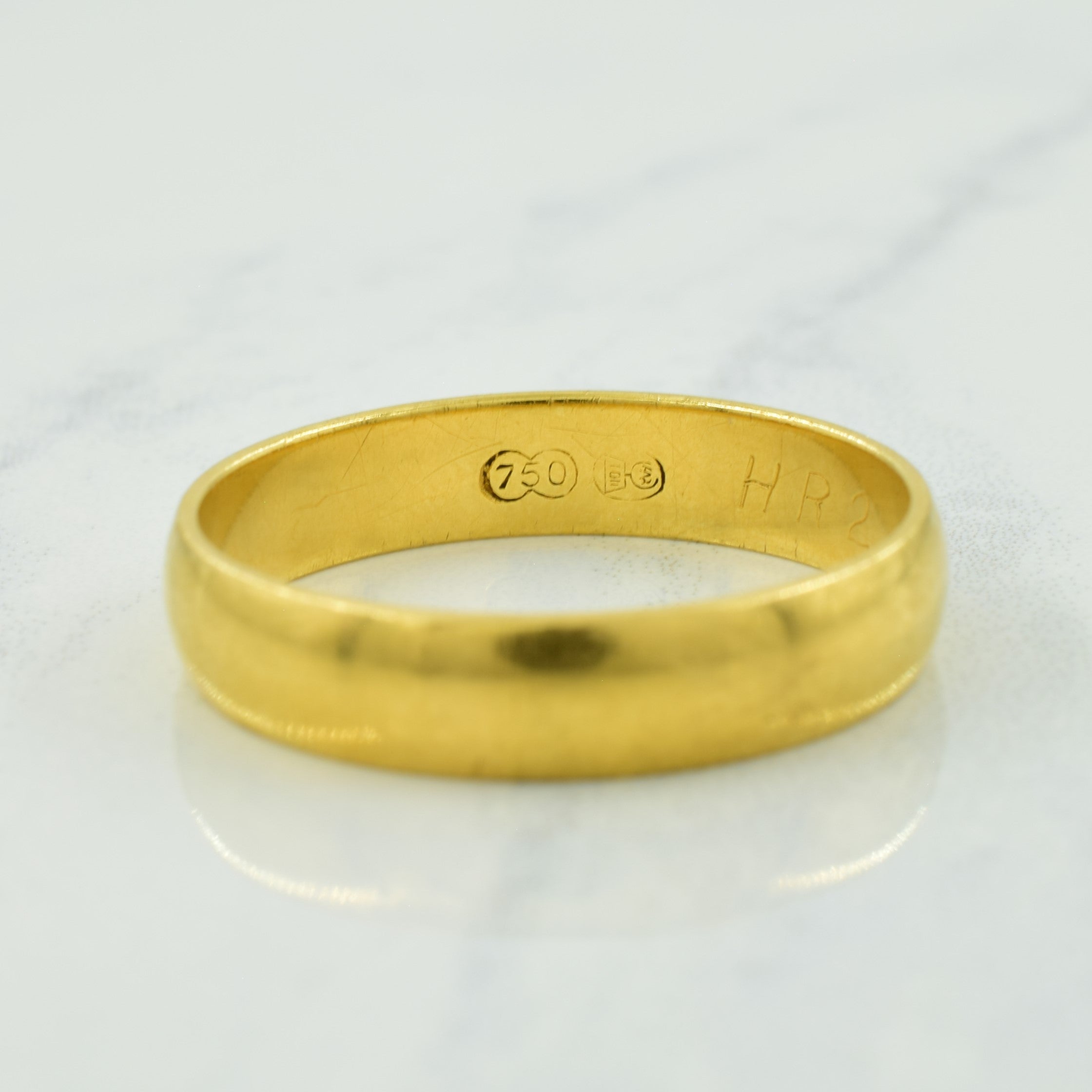 18k Yellow Gold Band | SZ 12.5 |