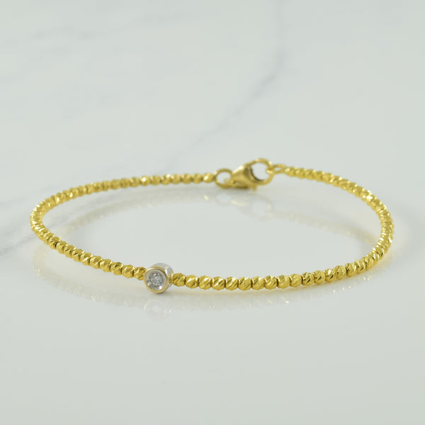 Solitaire Diamond Bracelet | 0.02ct | 7