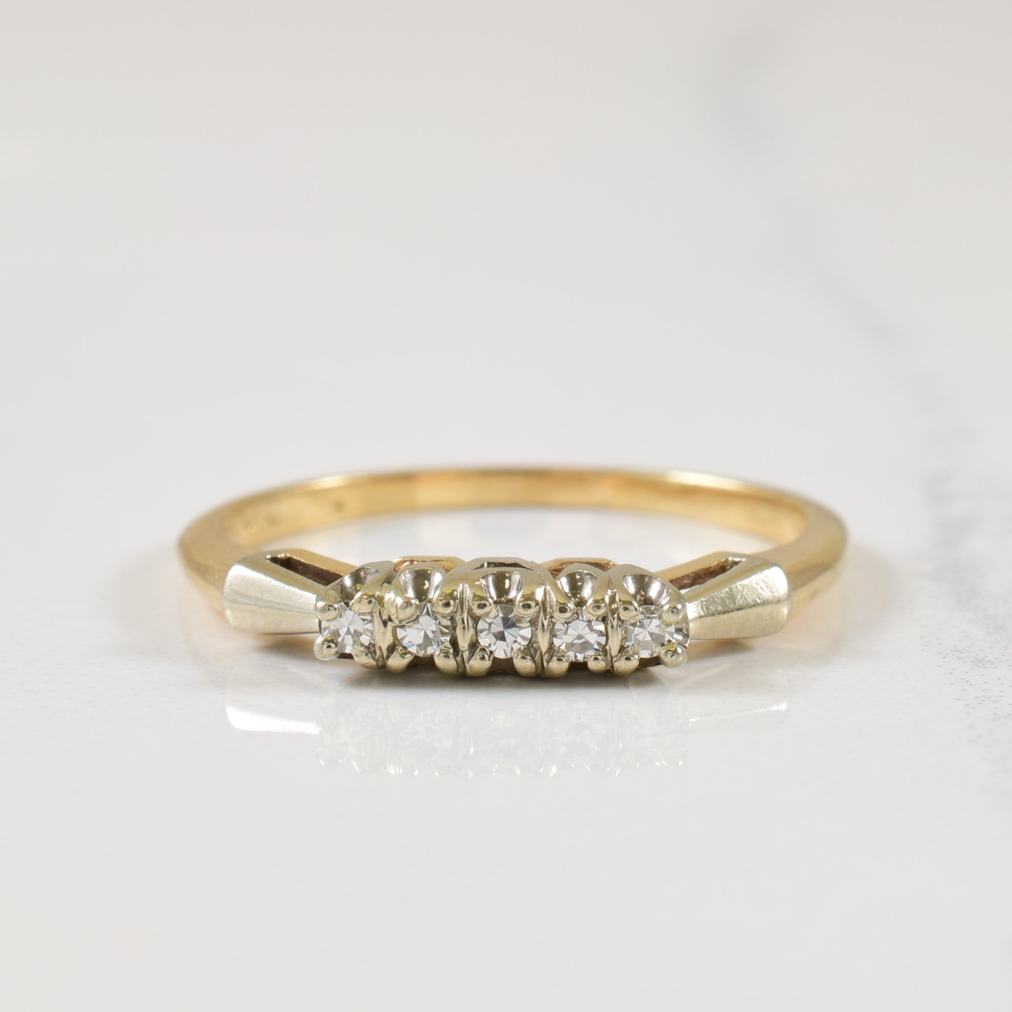 Five Stone Diamond Ring | 0.05ctw | SZ 7.25 |