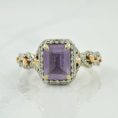 Amethyst & Diamond 'Disney' Ring | 1.00ct, 0.40ctw | SZ 7 |