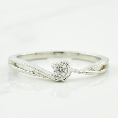 Diamond Bypass Ring | 0.06ct | SZ 7.25 |