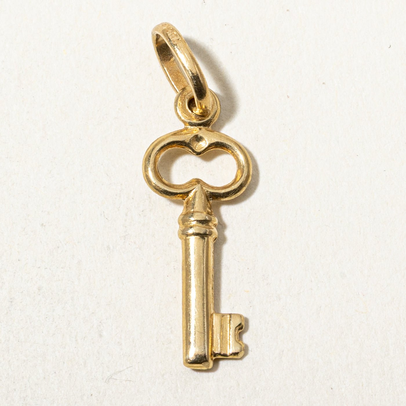 18k Yellow Gold Key Charm