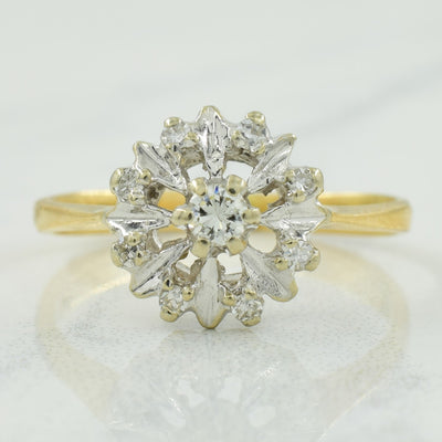 Diamond Cluster Ring | 0.12ctw | SZ 6.25 |