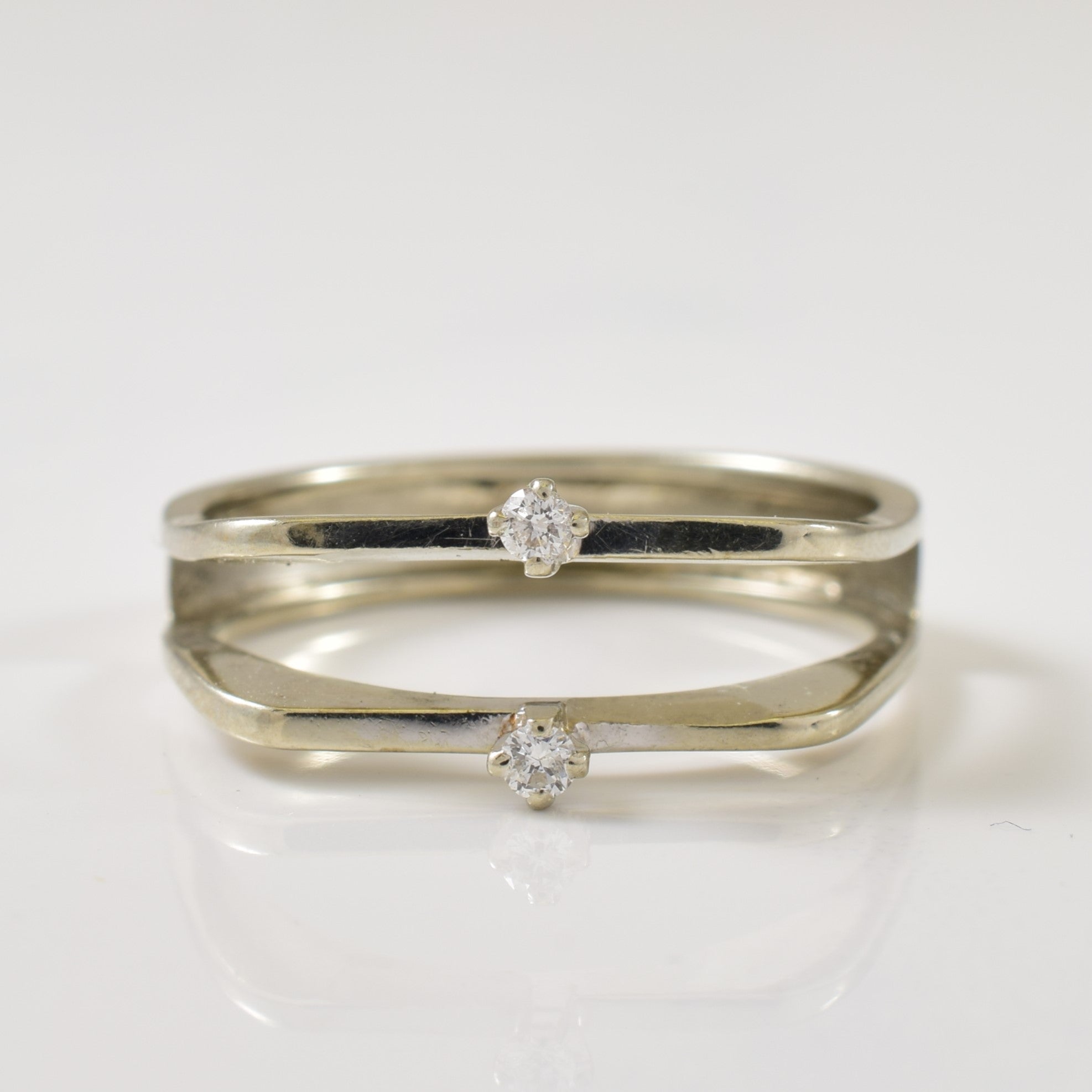 Dual Diamond Ring | 0.04ctw | SZ 7.5 |
