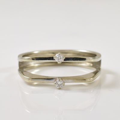 Dual Diamond Ring | 0.04ctw | SZ 7.5 |