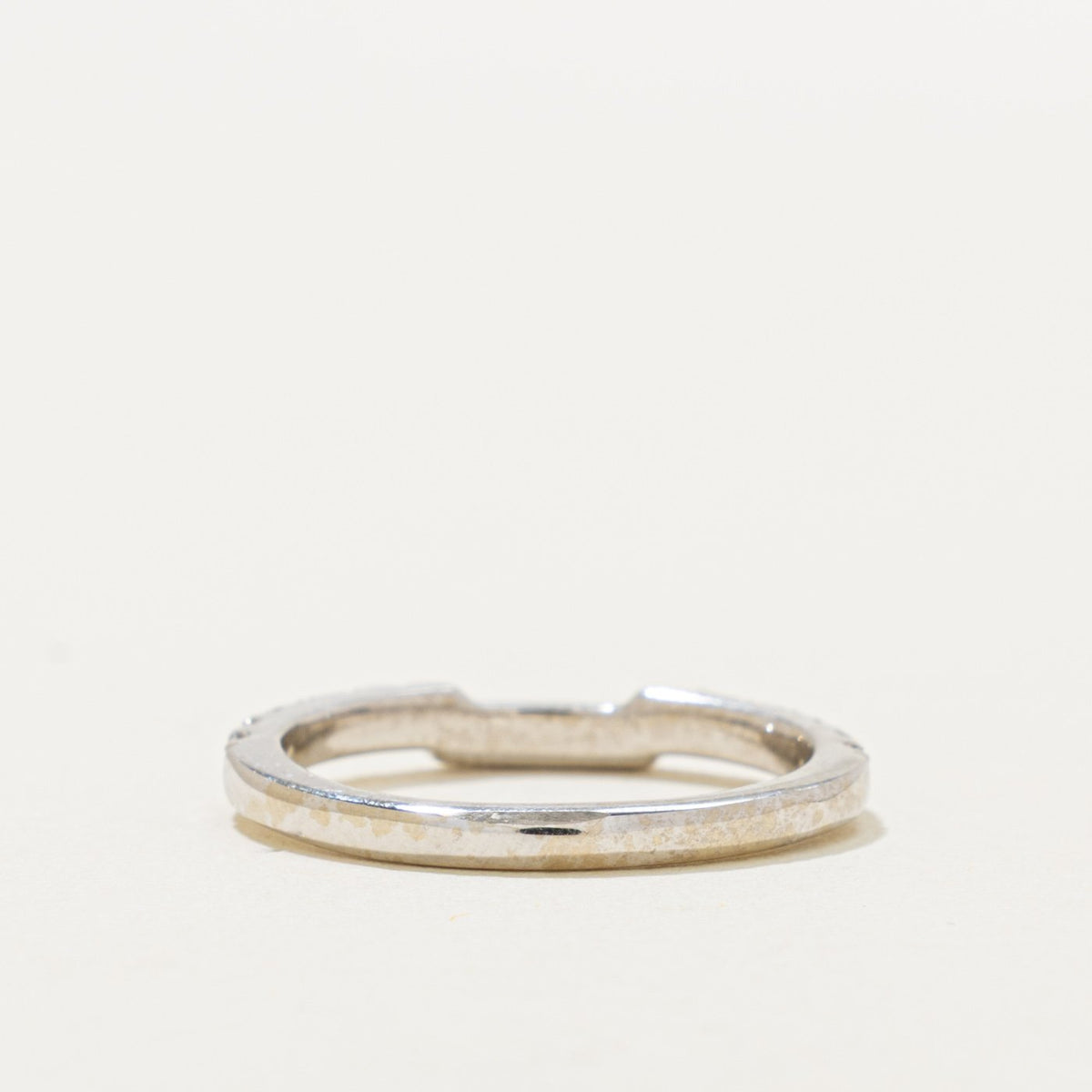 14k Semi Eternity Diamond Contour Ring | 0.22ctw | SZ 5