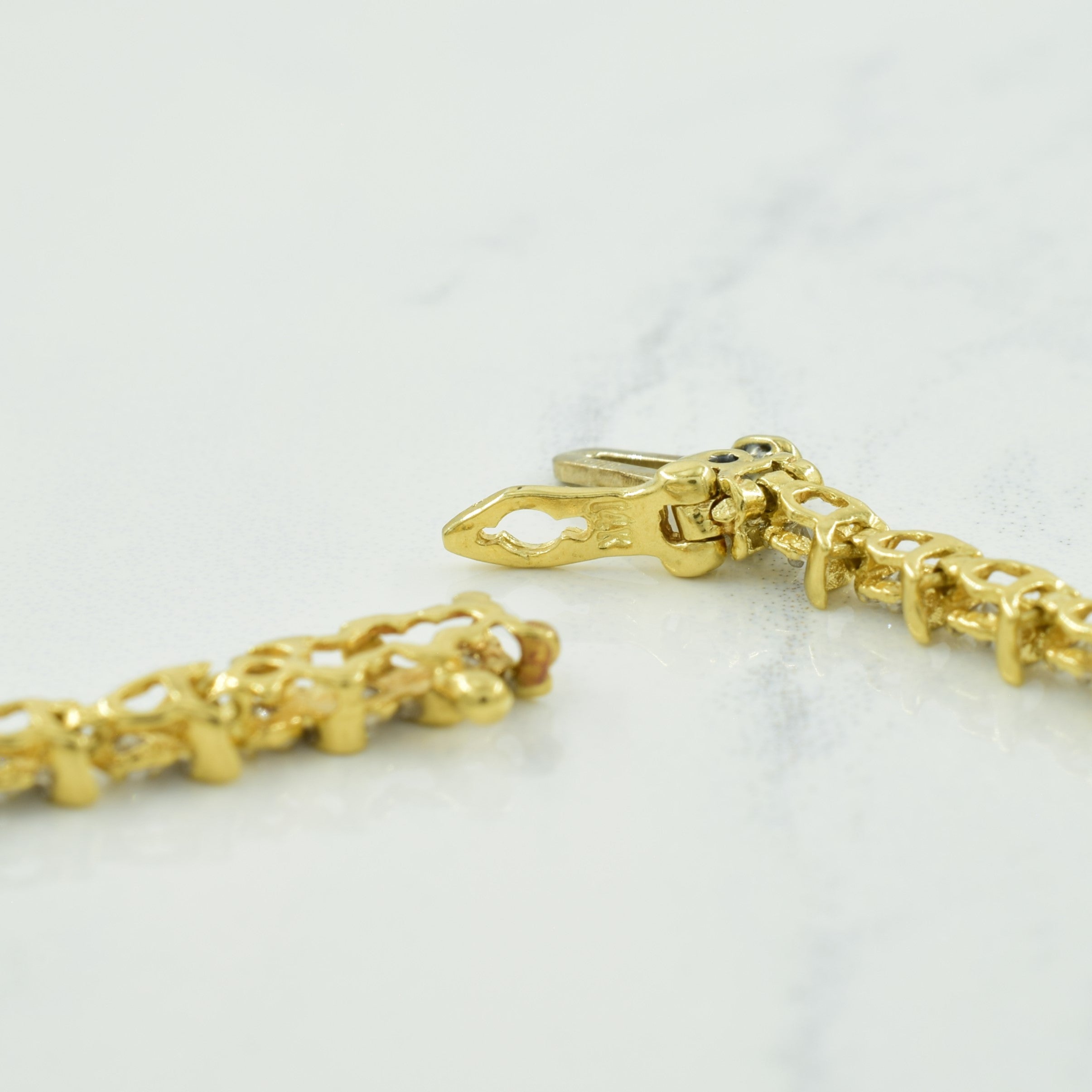 Diamond Tennis 14K Yellow Gold Bracelet | 1.20ctw | 7.5" |