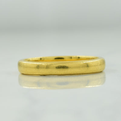 18k Yellow Gold Band | SZ 6.25 |