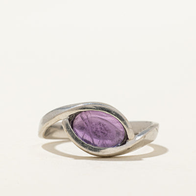 Cabochon Cut Amethyst Ring | 0.60ct | SZ 4.5 |