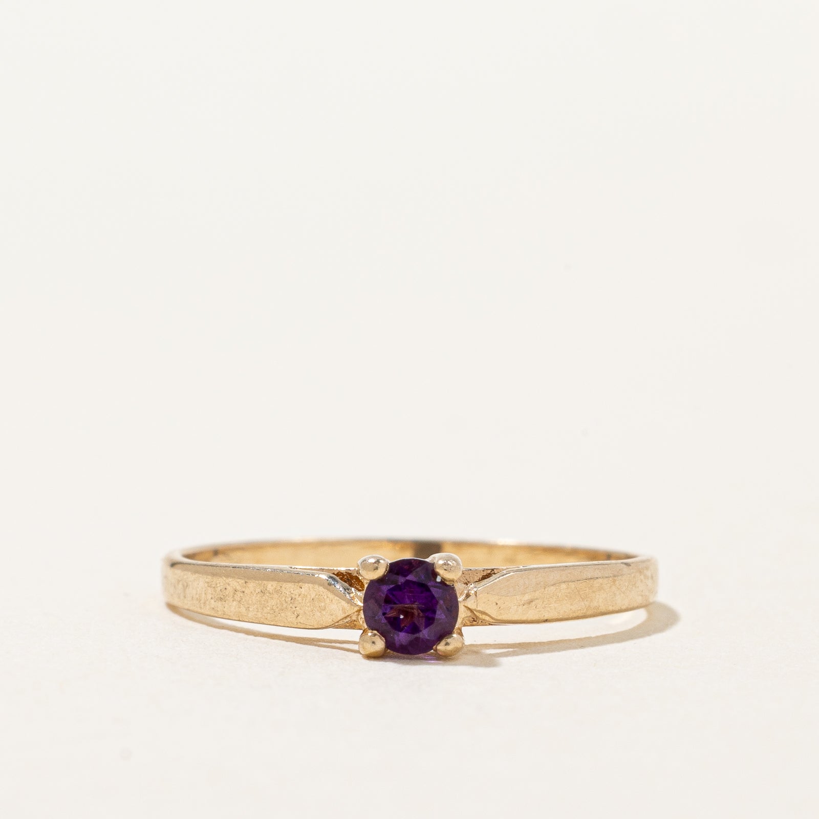 Petite Amethyst Ring | 0.05ct | SZ 4.5 |