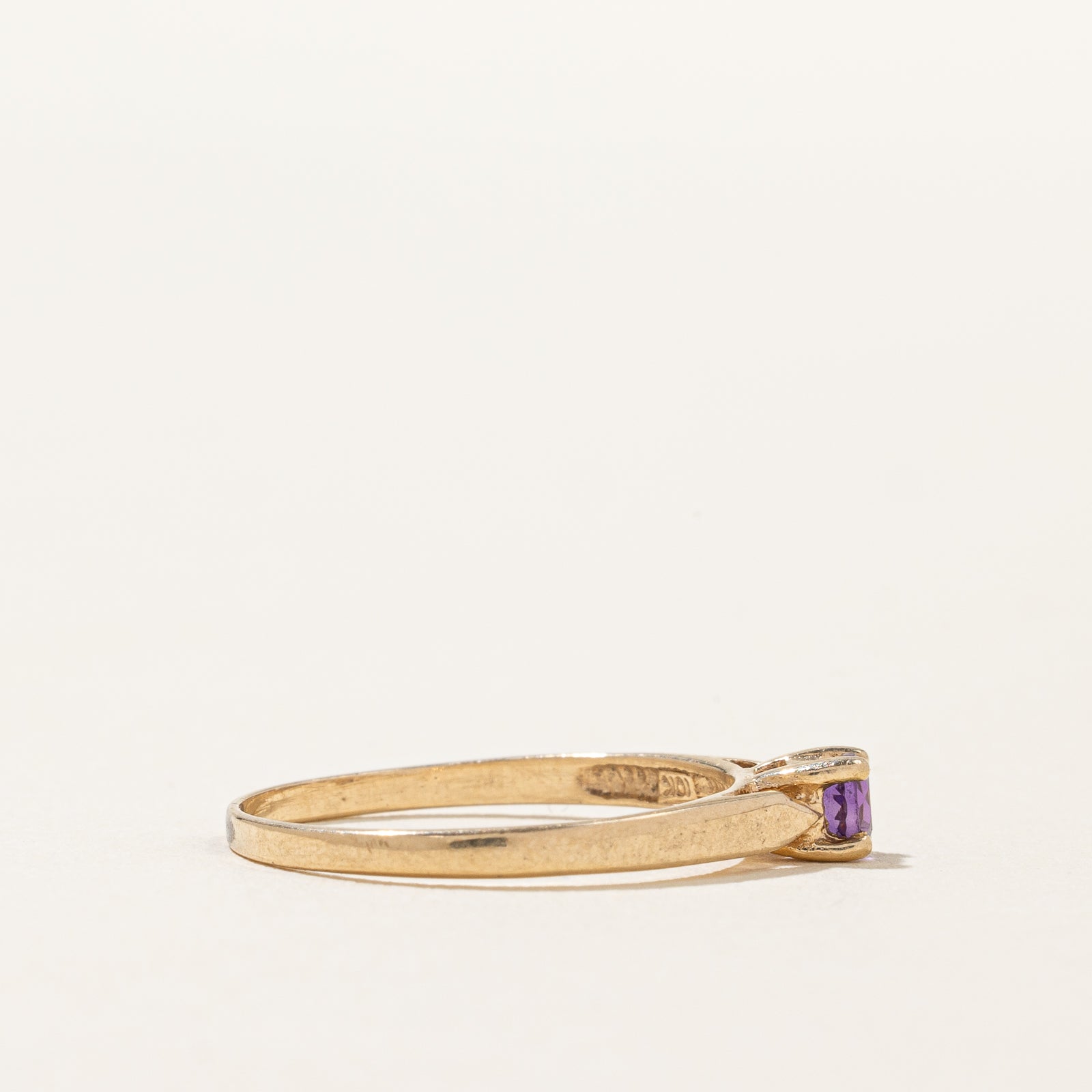 Petite Amethyst Ring | 0.05ct | SZ 4.5 |