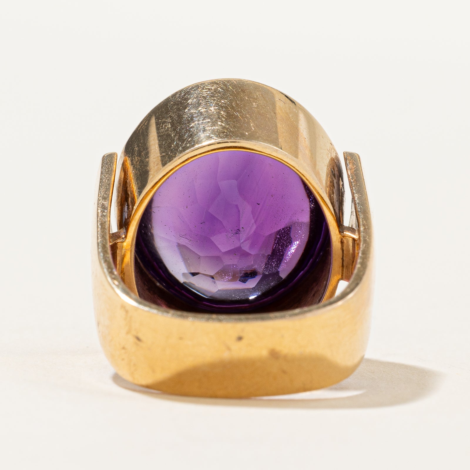 Bague cocktail en améthyste | 18,00 ct | Taille 5 |