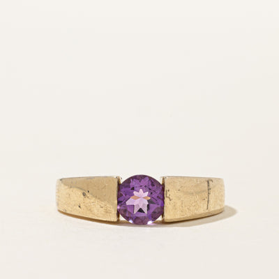 Tension Set Amethyst Ring | 0.60ct | SZ 8 |
