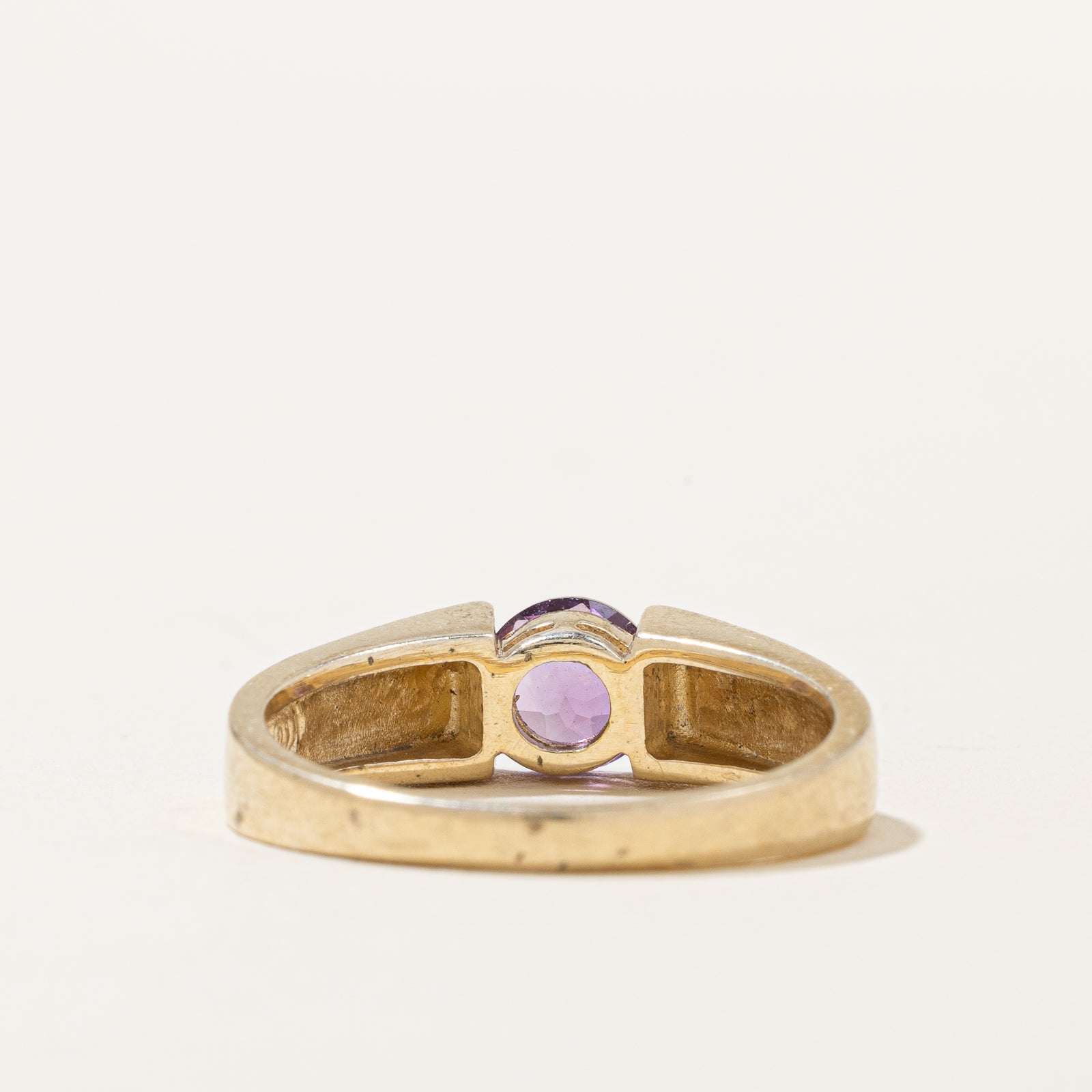Tension Set Amethyst Ring | 0.60ct | SZ 8 |