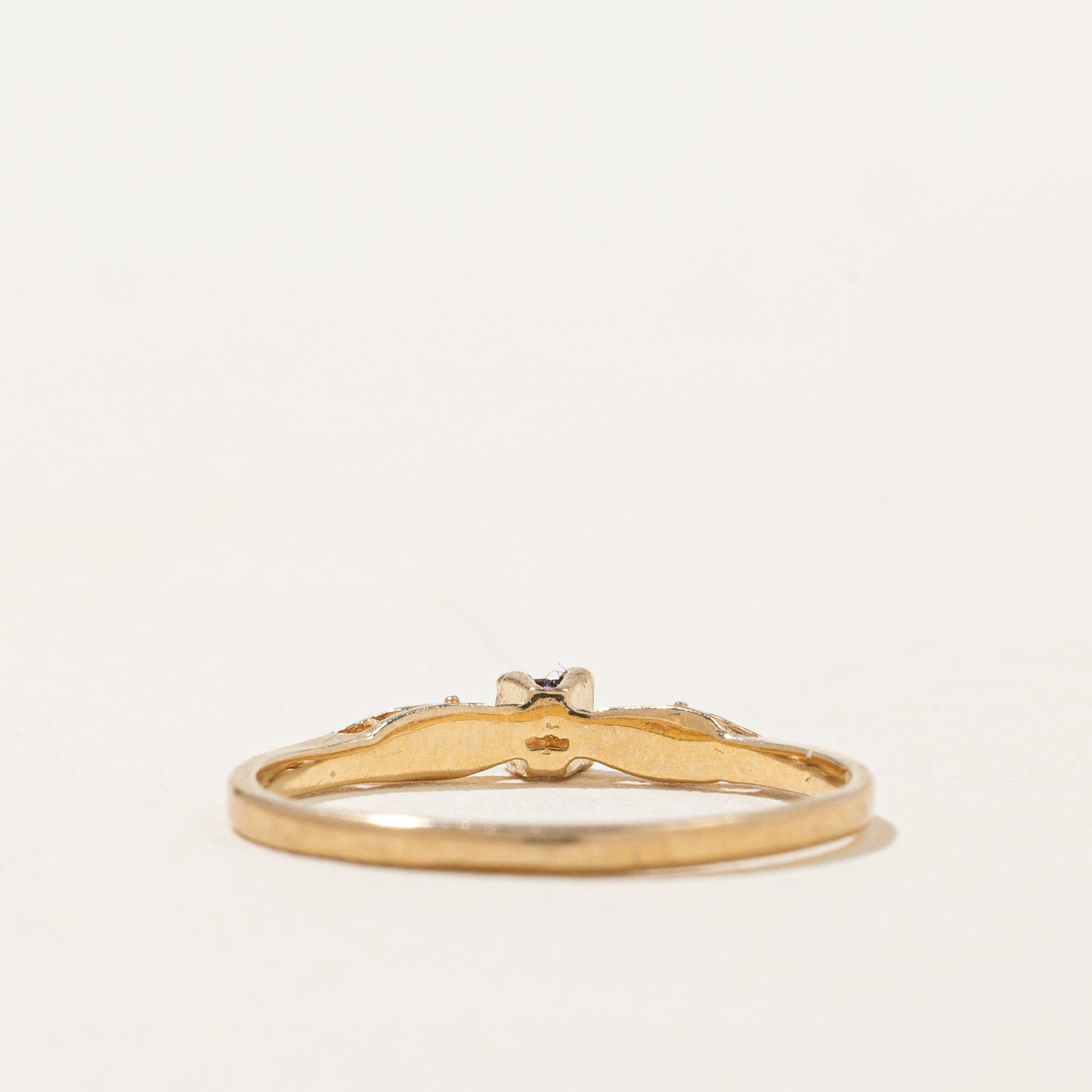 Purple Glass Petite Ring | SZ 4 |