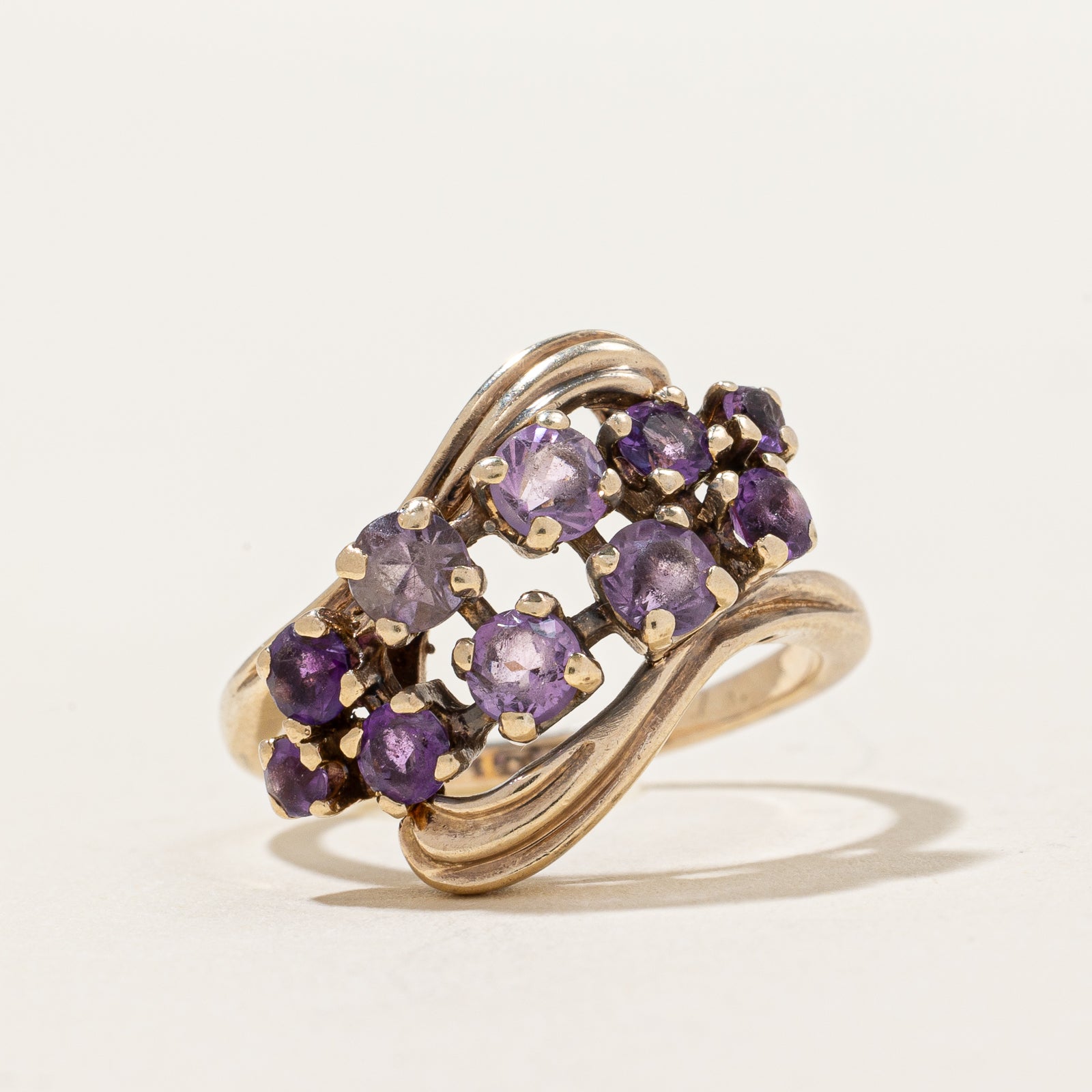 'Birks' Amethyst Waterfall Ring | 1.00ctw | SZ 5.5 |