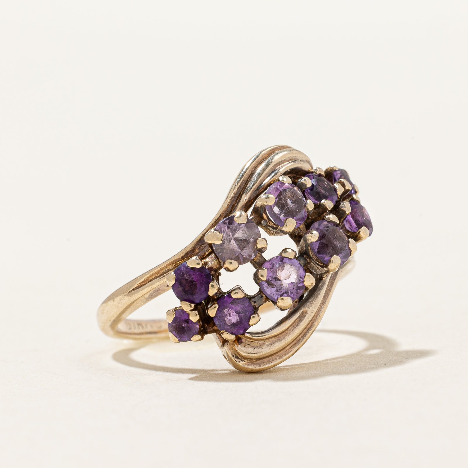 'Birks' Amethyst Waterfall Ring | 1.00ctw | SZ 5.5 |