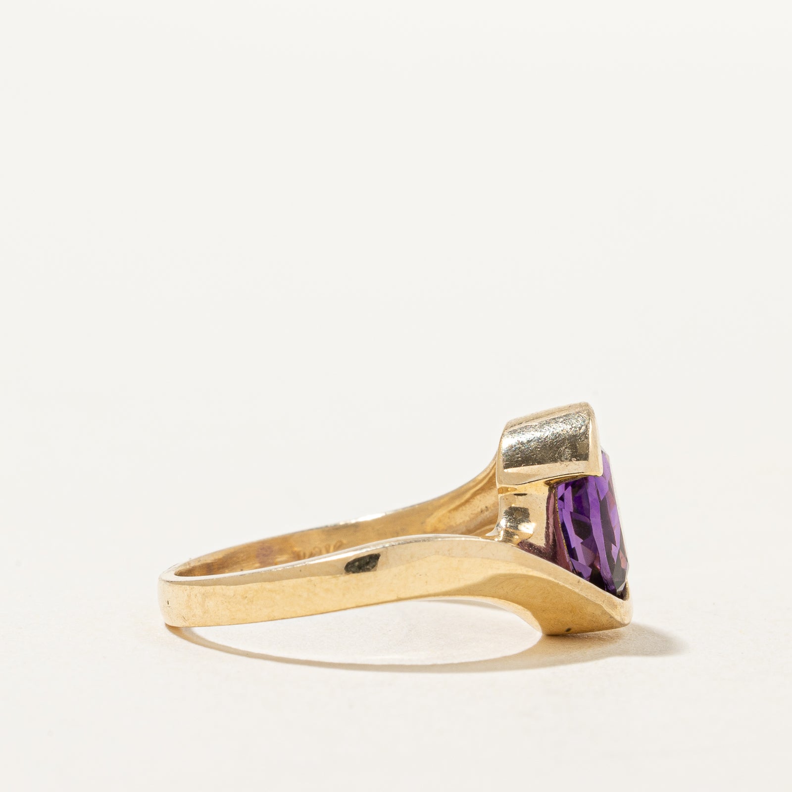 Amethyst Bypass Ring | 1.10ct | SZ 6 |