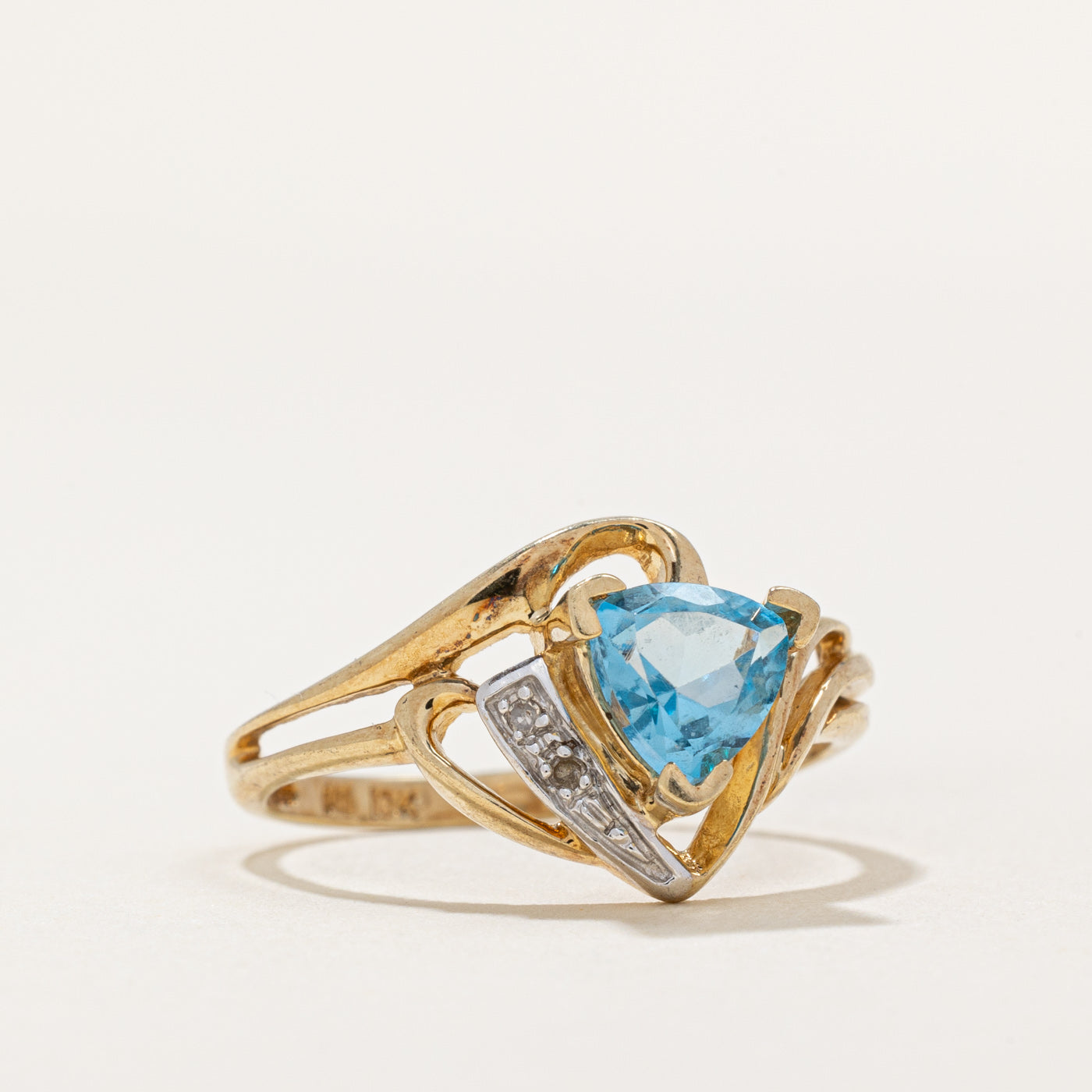 Topaz & Diamond Cocktail Ring | 0.70ctw, 0.01ctw | SZ 7 |