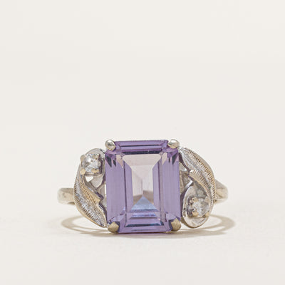 Synthetic Purple Sapphire & Spinel Ring | 3.60ct, 0.04ctw | SZ 6.25 |