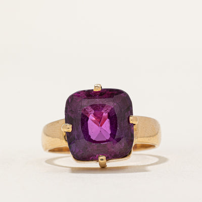Synthetic Colour Change Sapphire Cocktail Ring | 7.00ct | SZ 6.75 |